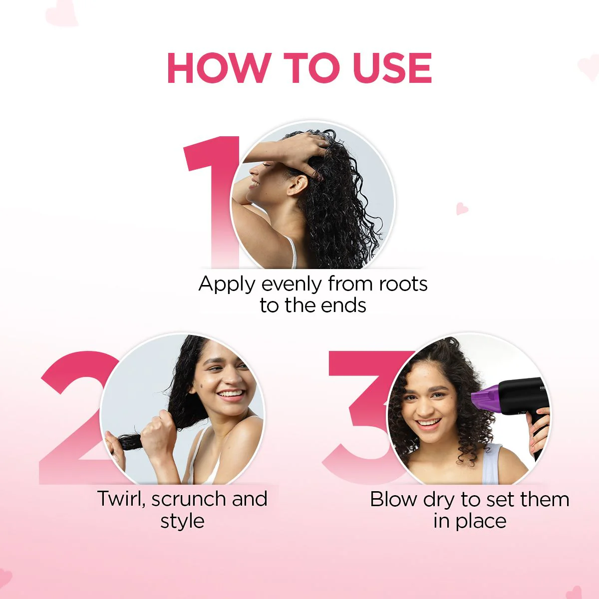 Curl Defining Leave-in Cream for Nourished & Frizz-Free Curls - 150 g - Image 3