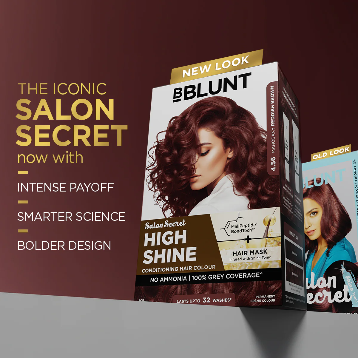 High Shine Conditioning Hair Colour - Mahogany Reddish Brown  (Shade 4.56) - Image 5