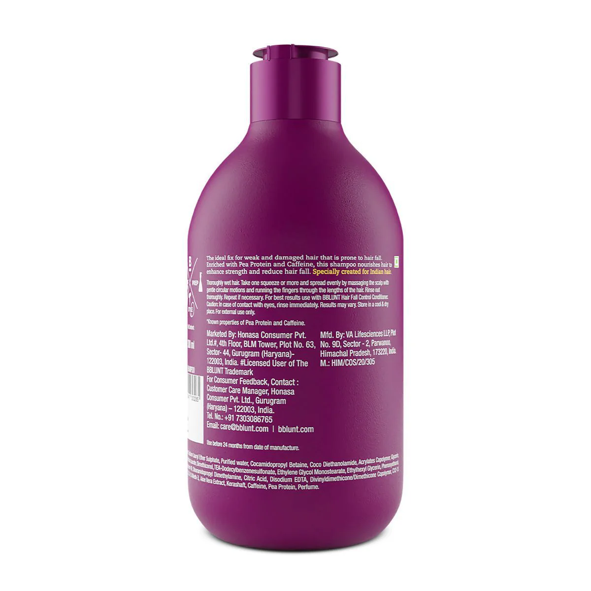 Hair Fall Control Shampoo with Pea Protein & Caffeine for Stronger Hair - 300 ml - Image 6