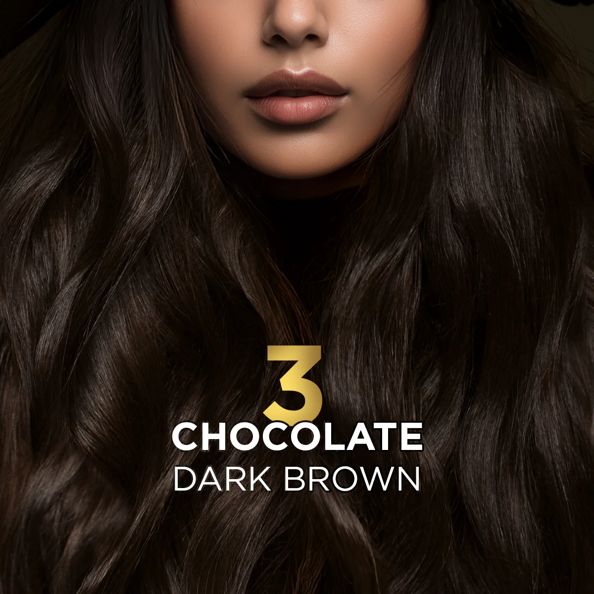 High Shine Conditioning Hair Colour - Chocolate Dark Brown (Shade 3)(Pack of 2) - Image 3