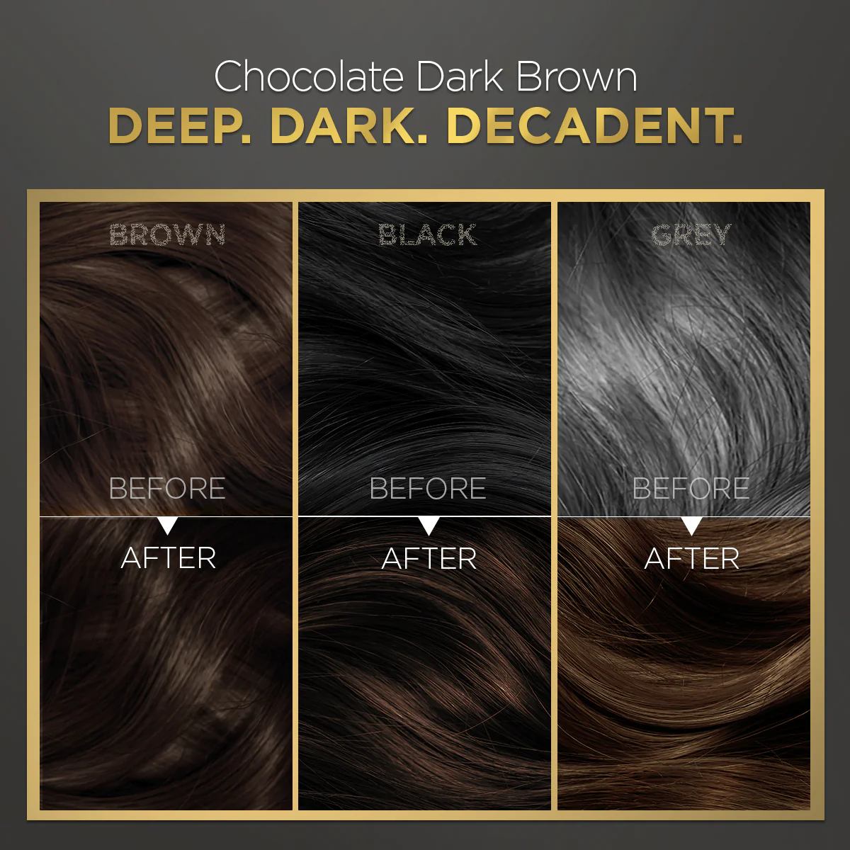 High Shine Conditioning Hair Colour - Chocolate Dark Brown (Shade 3)(Pack of 2) - Image 5