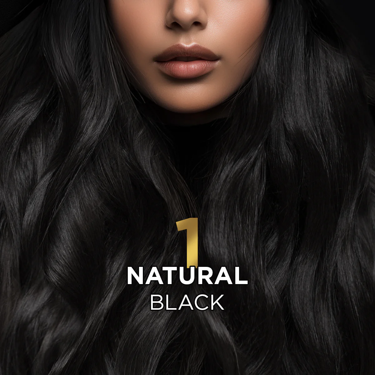 High Shine Conditioning Hair Colour - Natural Black (Shade 1) - Image 3
