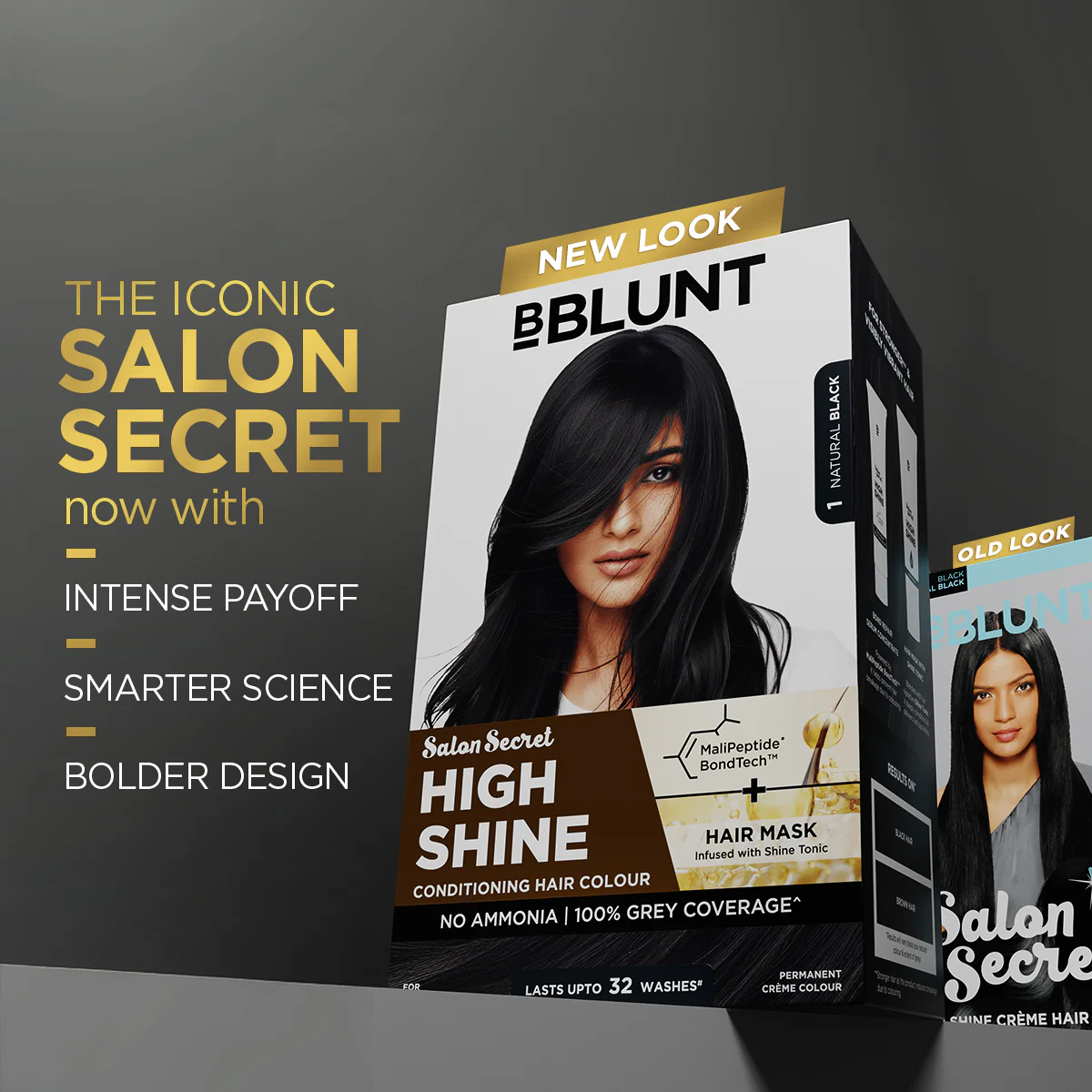 High Shine Conditioning Hair Colour - Natural Black (Shade 1) - Image 4