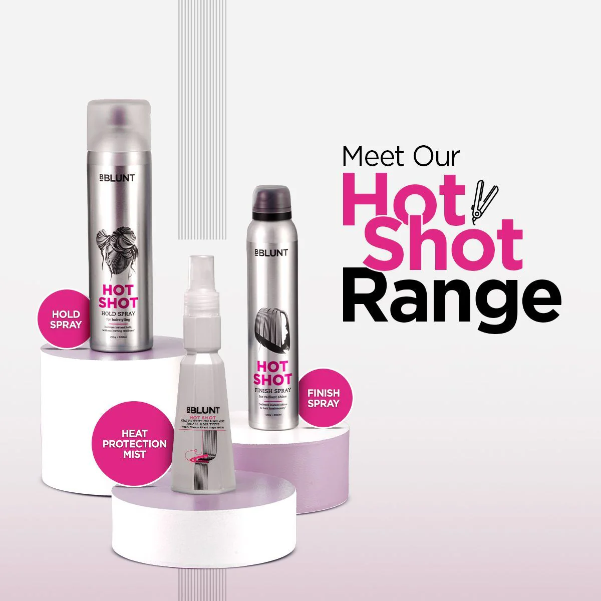 Hot Shot Heat Protection Mist with Grapeseed Oil & Provitamin B5 - Pack of 2 - Image 4