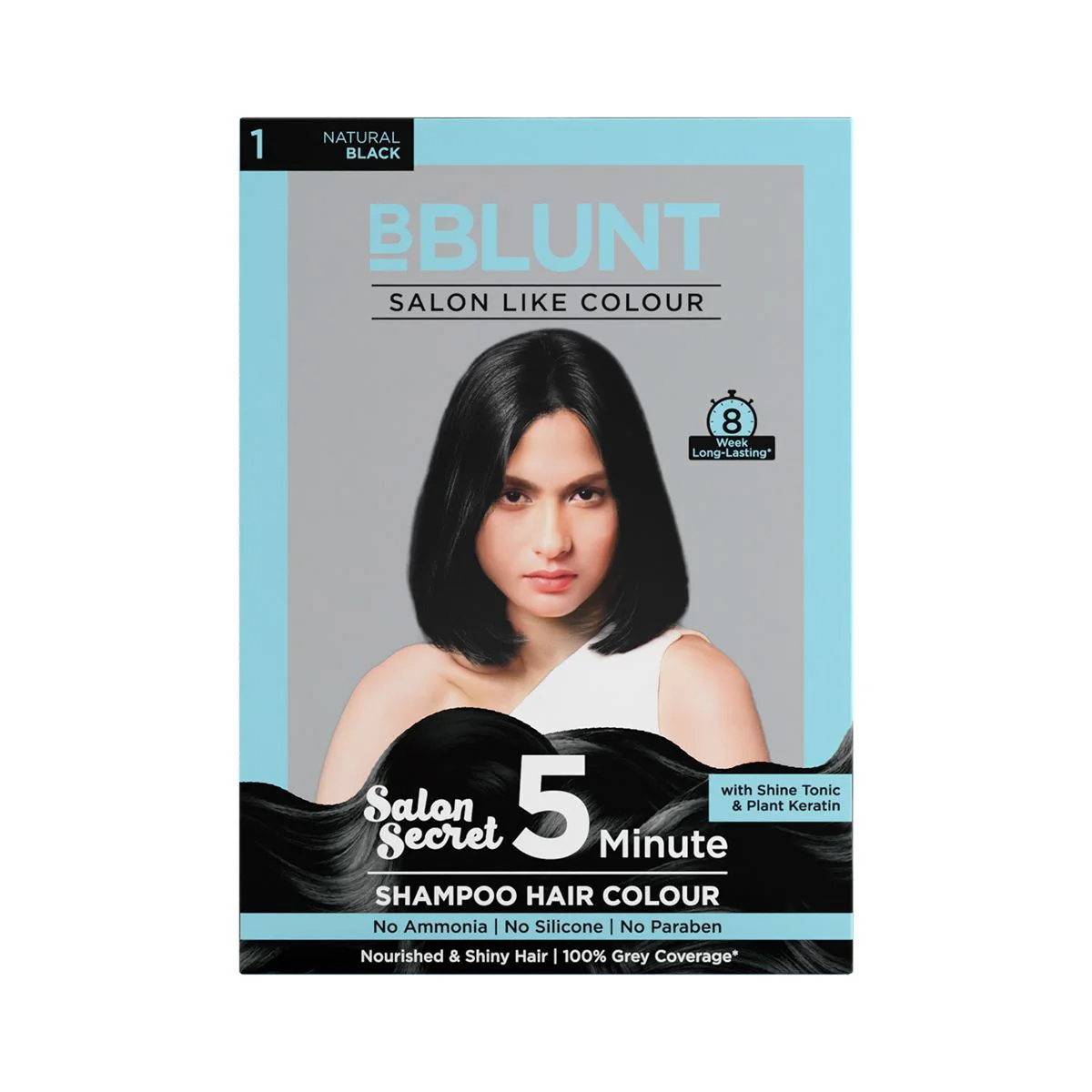 Natural Black 5 Minute Shampoo Hair Colour - 20ml X 5 - Image 7
