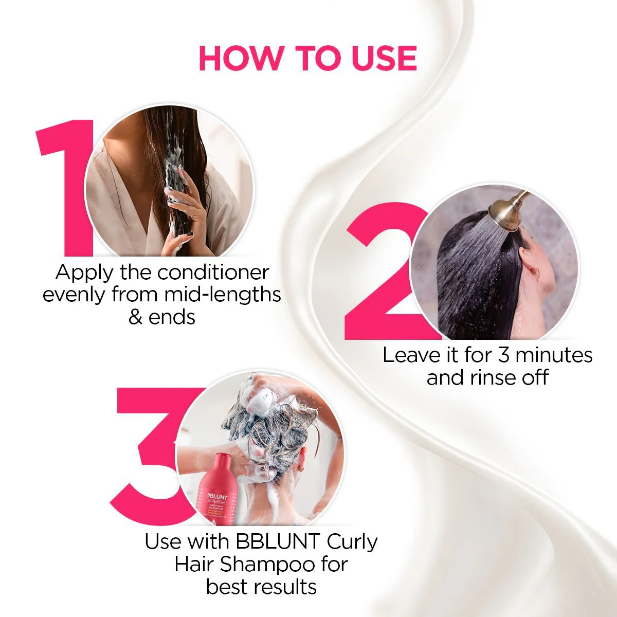 Curly Hair Conditioner with Coconut Water & Jojoba Oil - 250 gm - Image 4