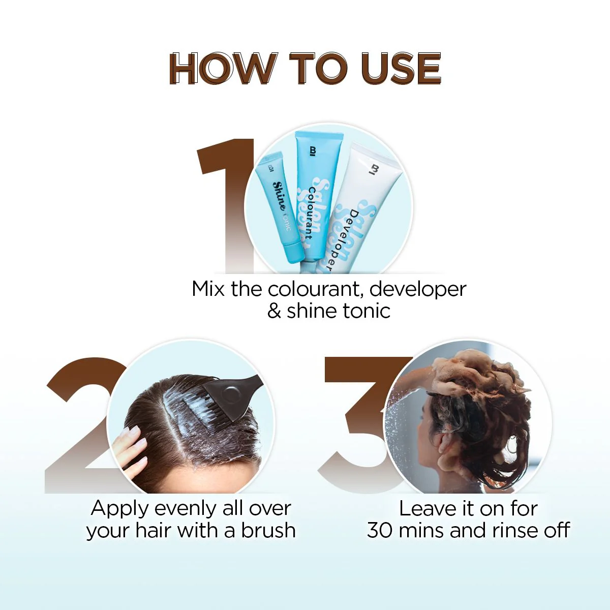 Salon Secret High Shine Crème Hair Colour Coffee Natural Brown - 100 g - Image 4