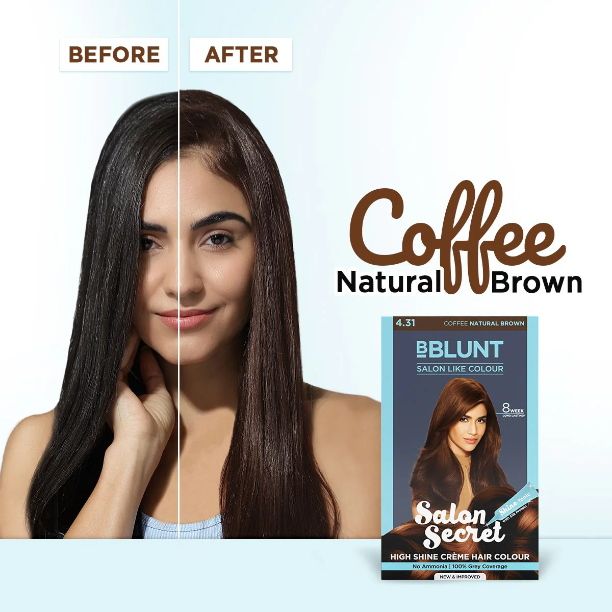 Salon Secret High Shine Crème Hair Colour Coffee Natural Brown - 100 g - Image 5