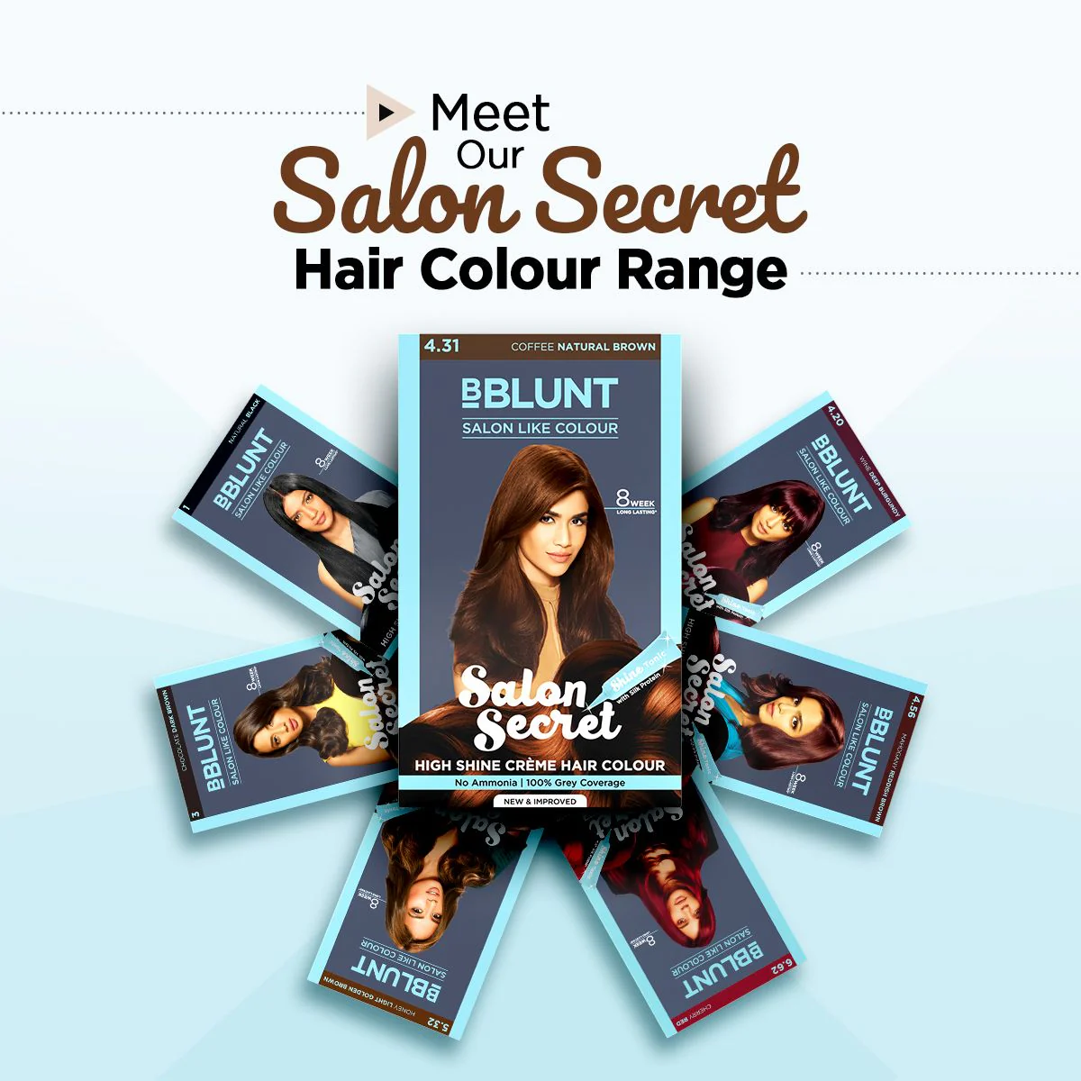 Salon Secret High Shine Crème Hair Colour Coffee Natural Brown - 100 g - Image 7