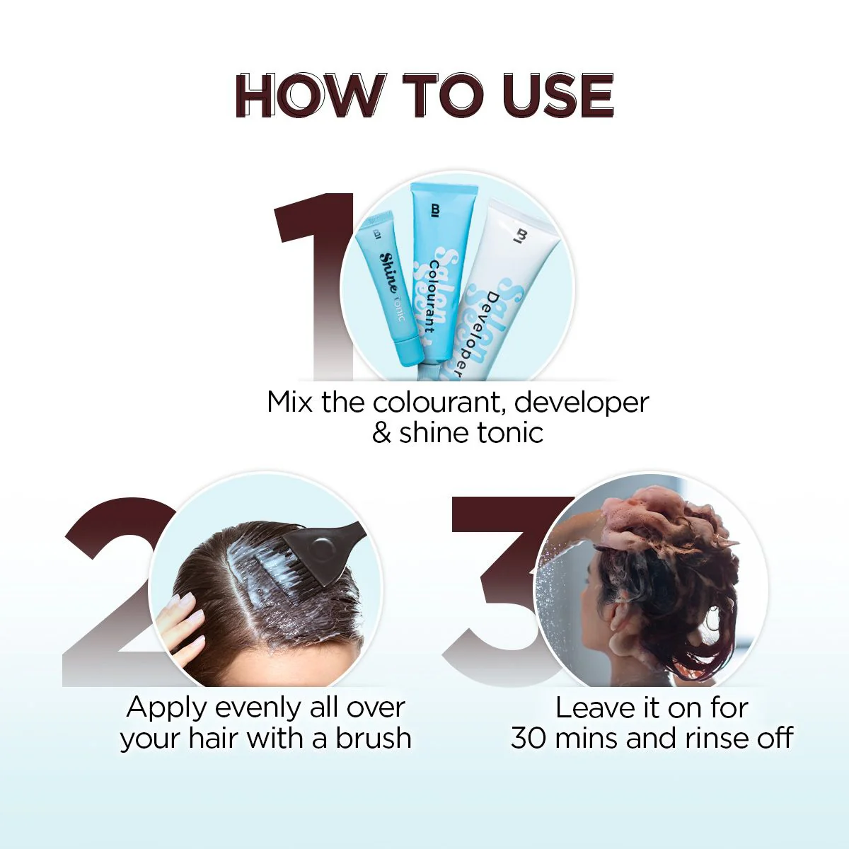 Salon Secret High Shine Crème Hair Colour Mahogany Reddish Brown-100g - Image 4