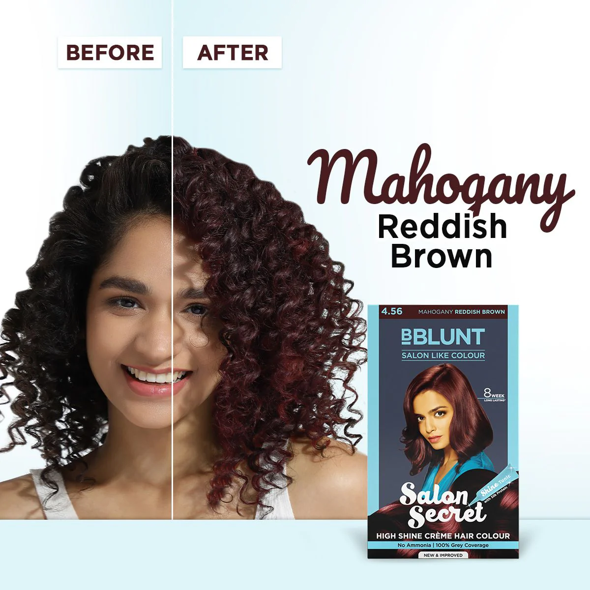 Salon Secret High Shine Crème Hair Colour Mahogany Reddish Brown-100g - Image 5