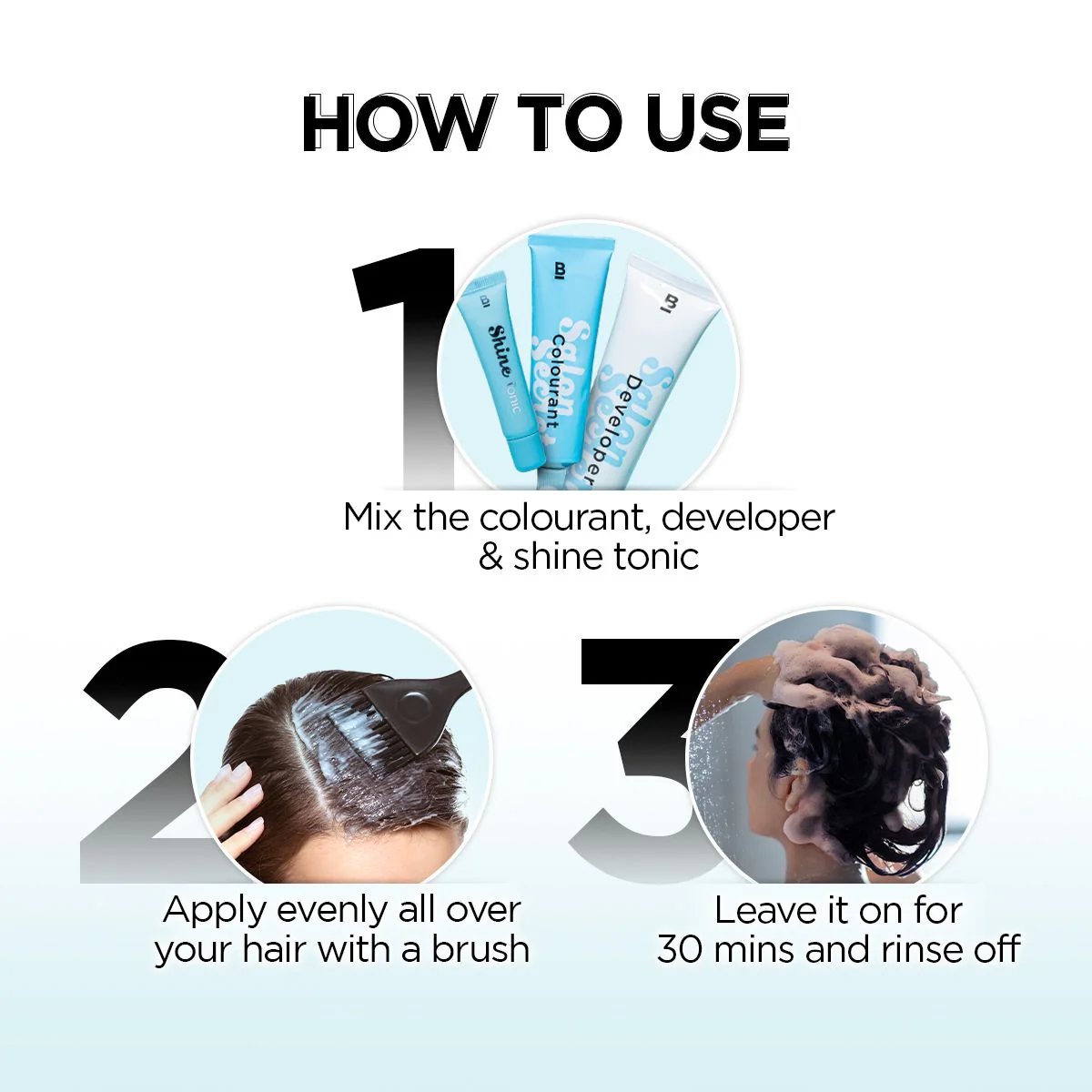 Salon Secret High Shine Crème Hair Colour - Natural Black- 100 g - Image 4