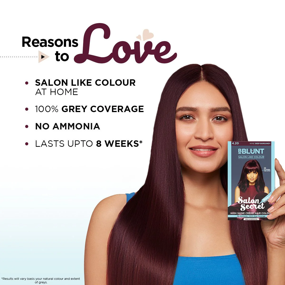 Salon Secret High Shine Crème Hair Colour - Wine Deep Burgundy - 100 g - Image 3